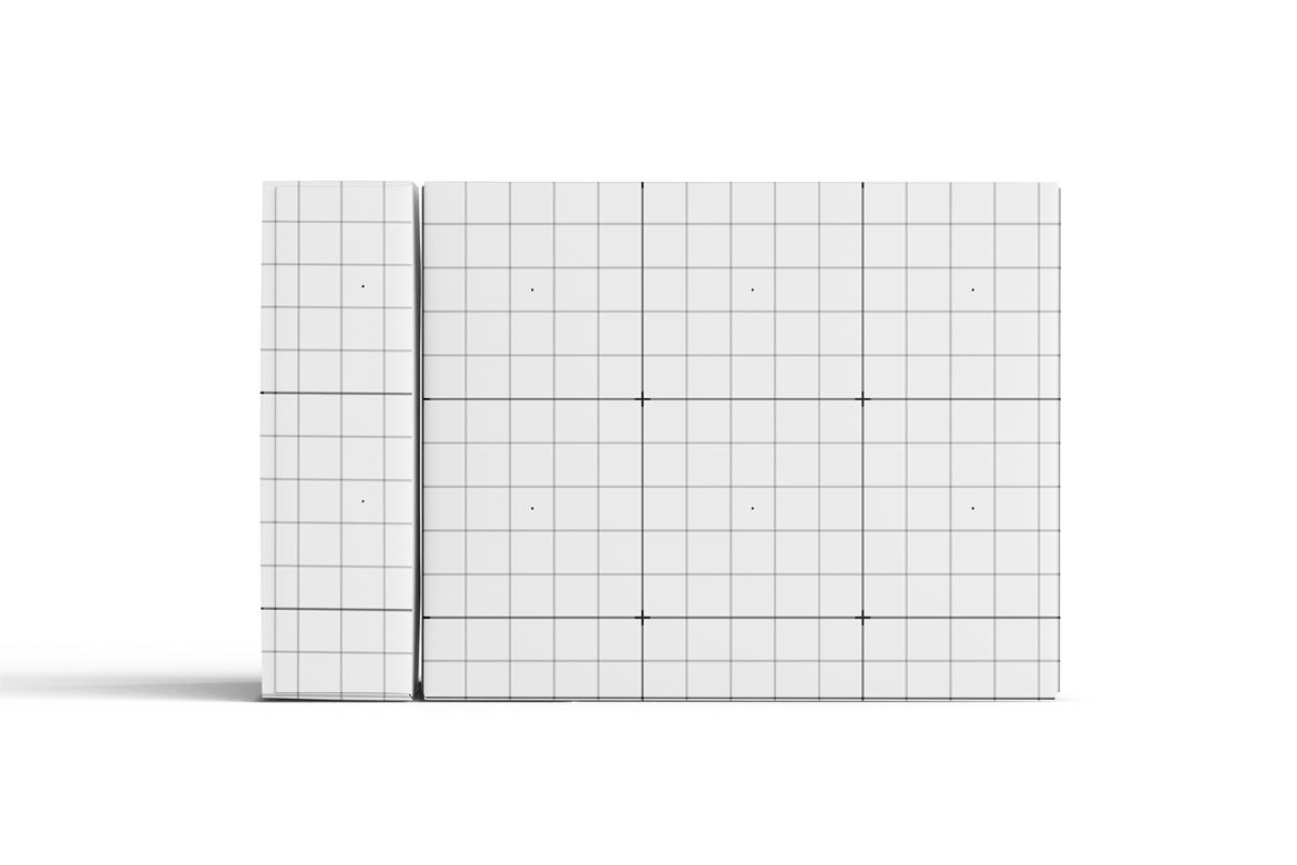 Flat Paper Box Mockup