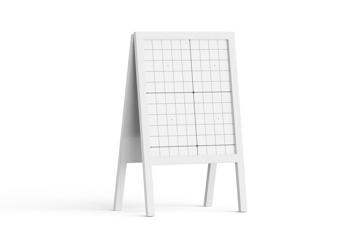 A-Stand Advertising Signage Mockup