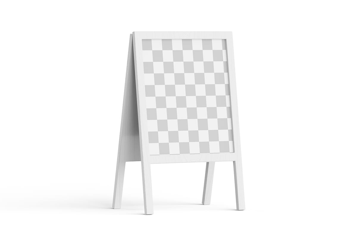A-Stand Advertising Signage Mockup