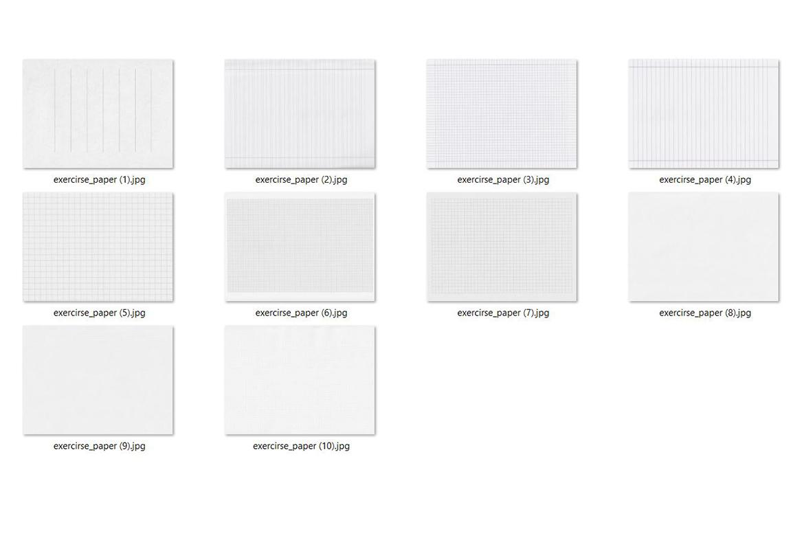20 Notebook Paper Texture