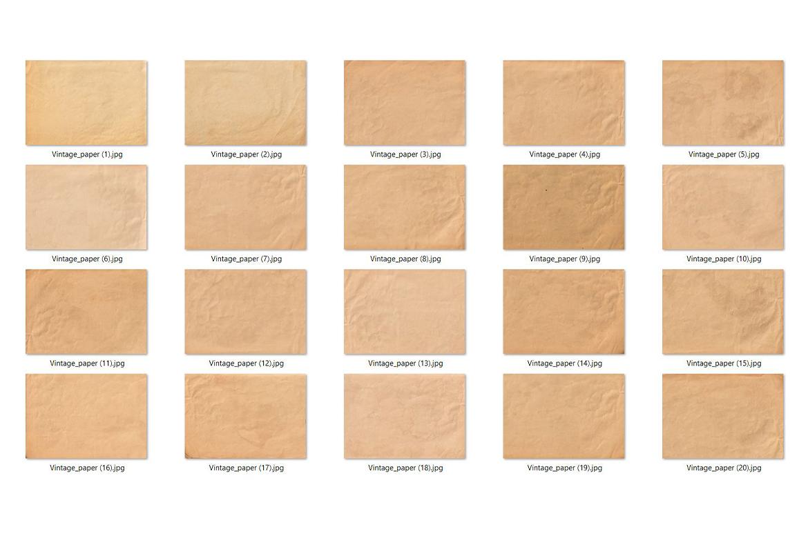 20 Vintage Paper Texture