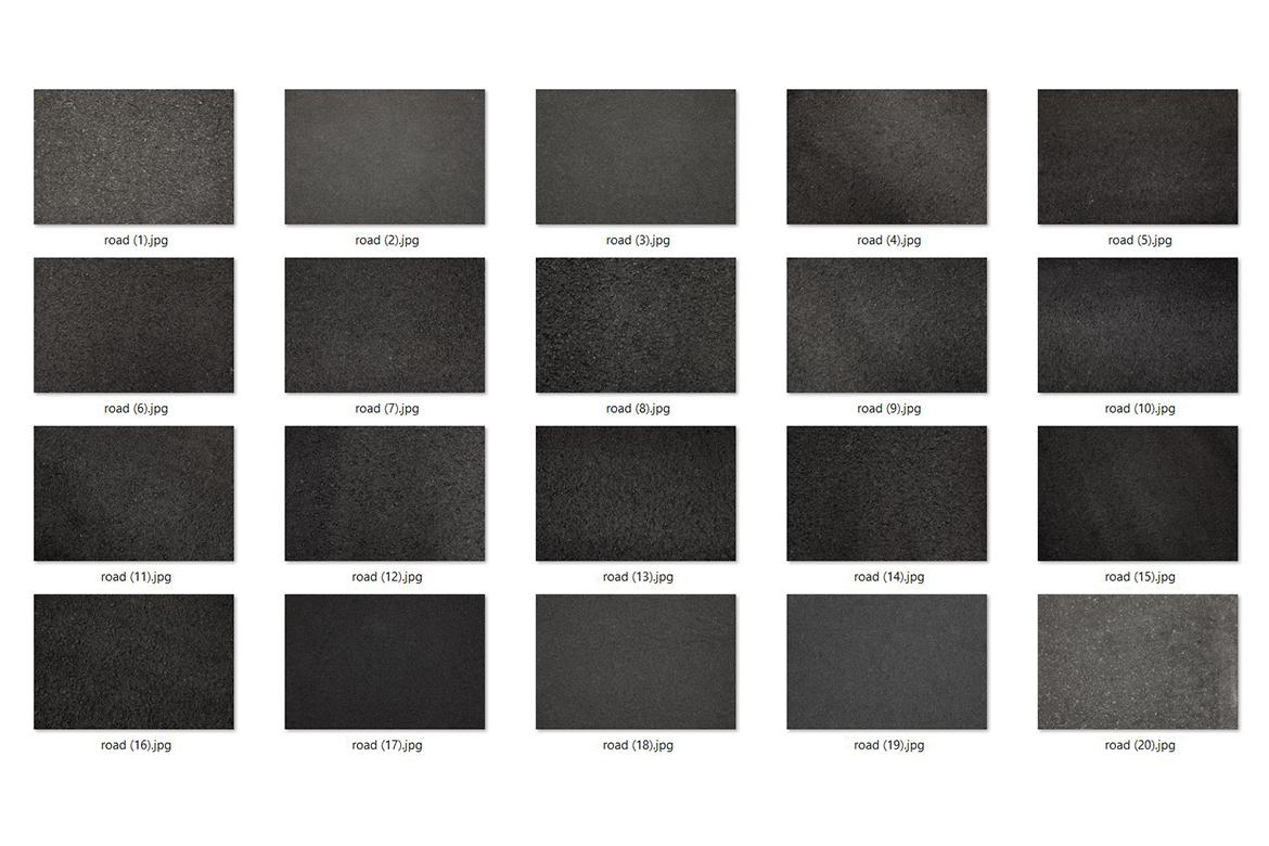 20 Asphalt Road Texture