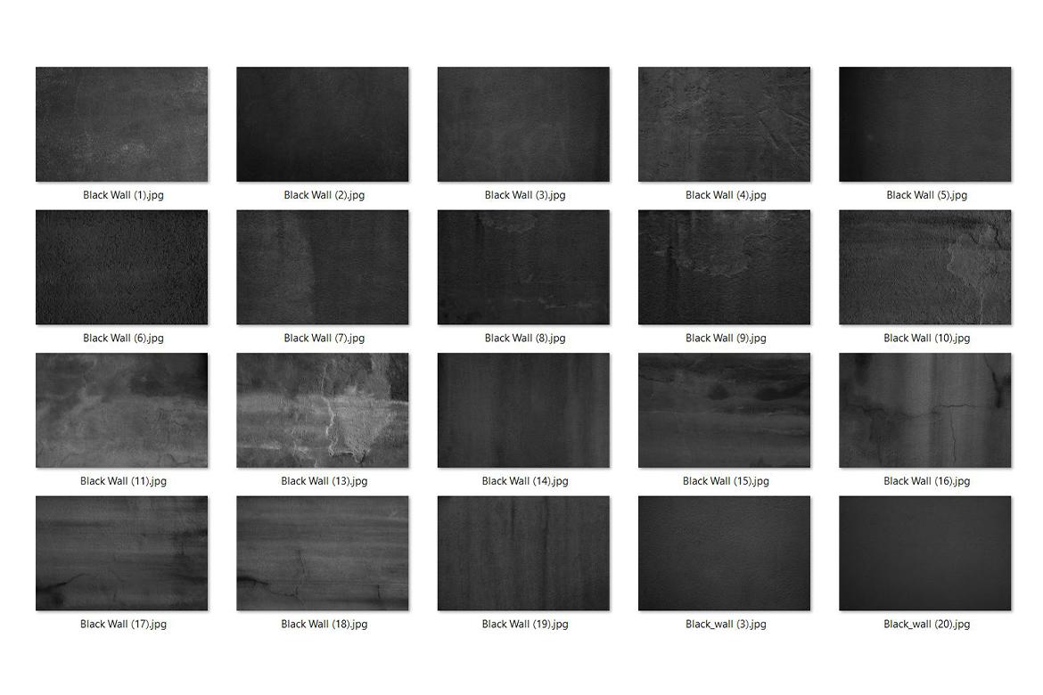 20 Black Wall Texture HQ