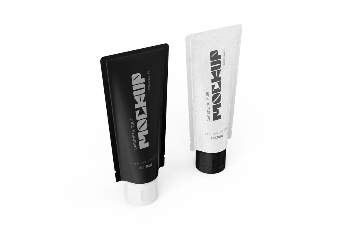 Cosmetic Tube PSD Mockup
