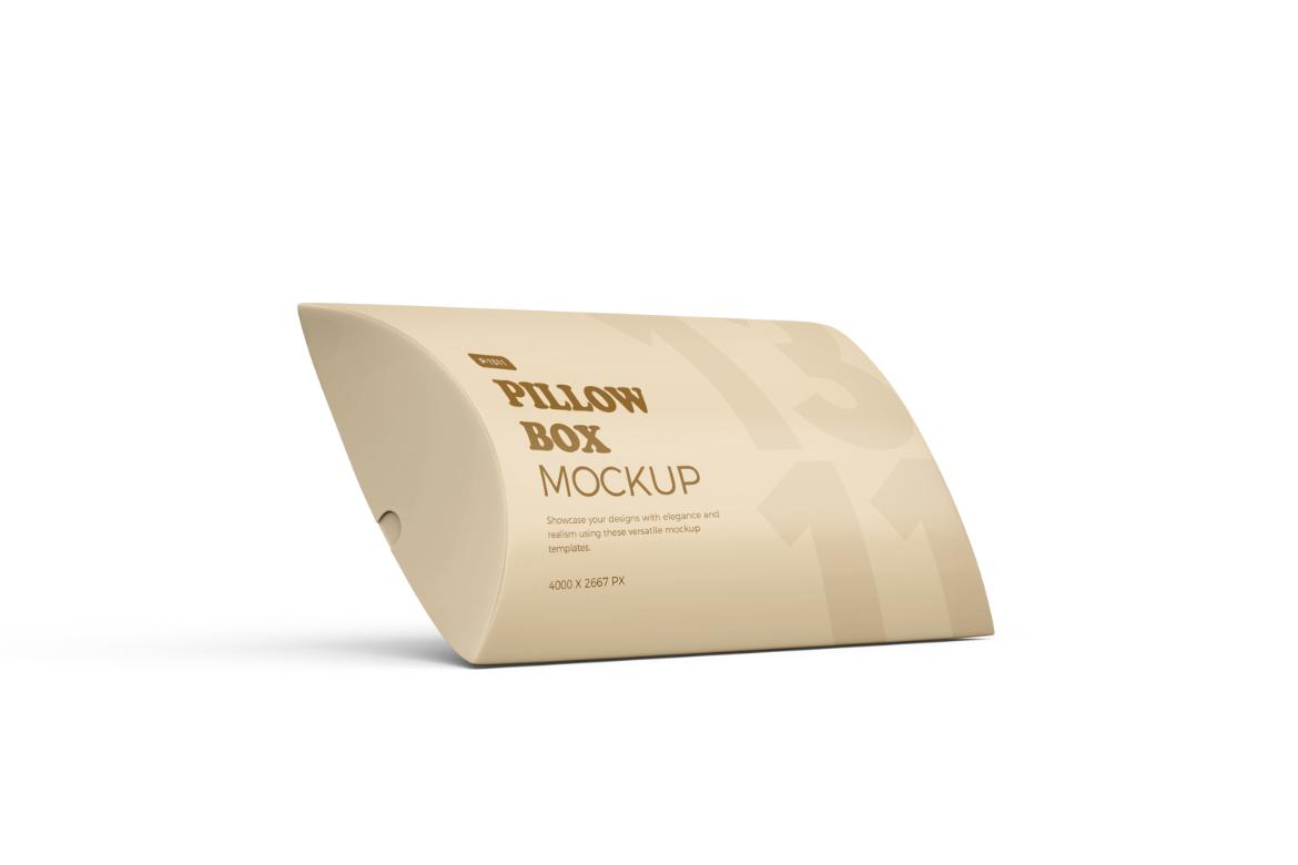 Pillow Box PSD Mockup