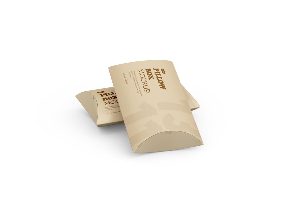 Pillow Box PSD Mockup