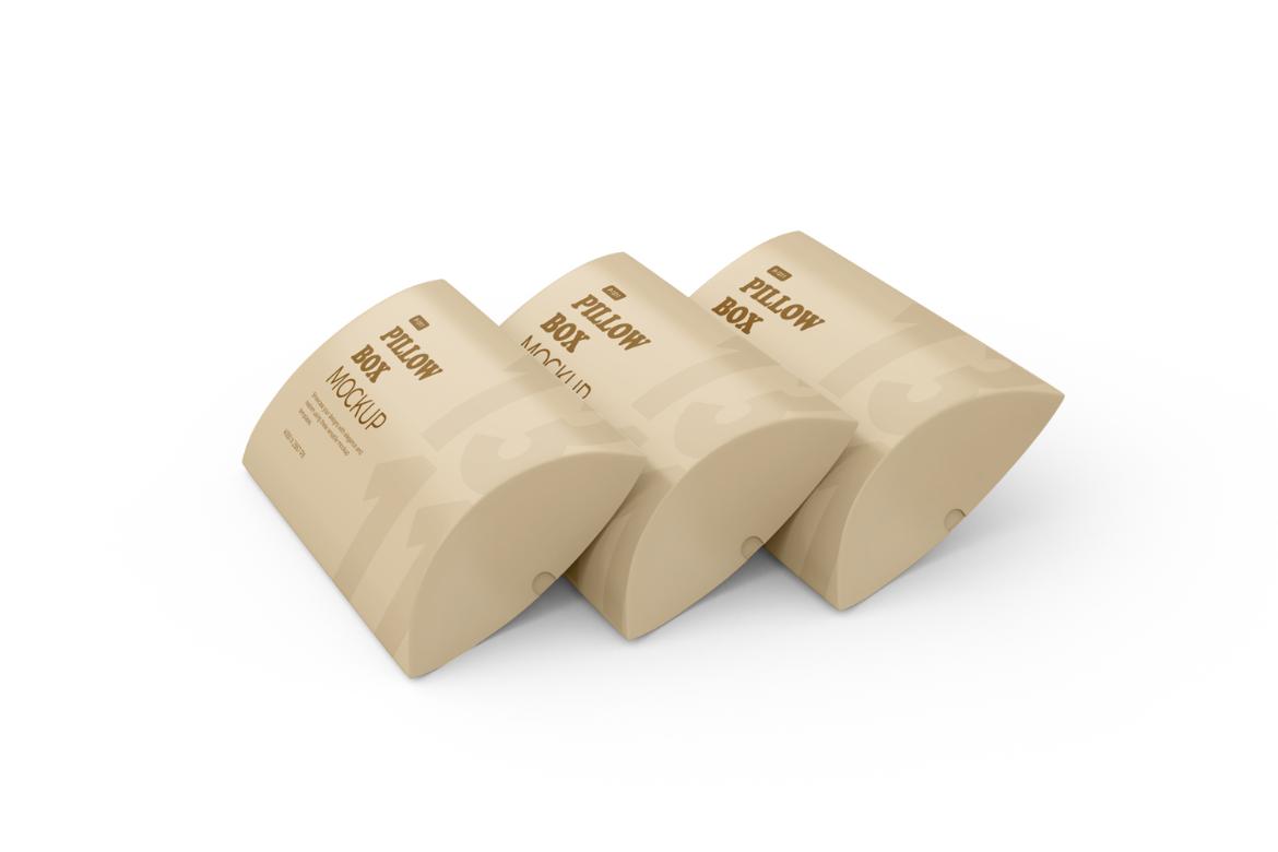 Pillow Box PSD Mockup