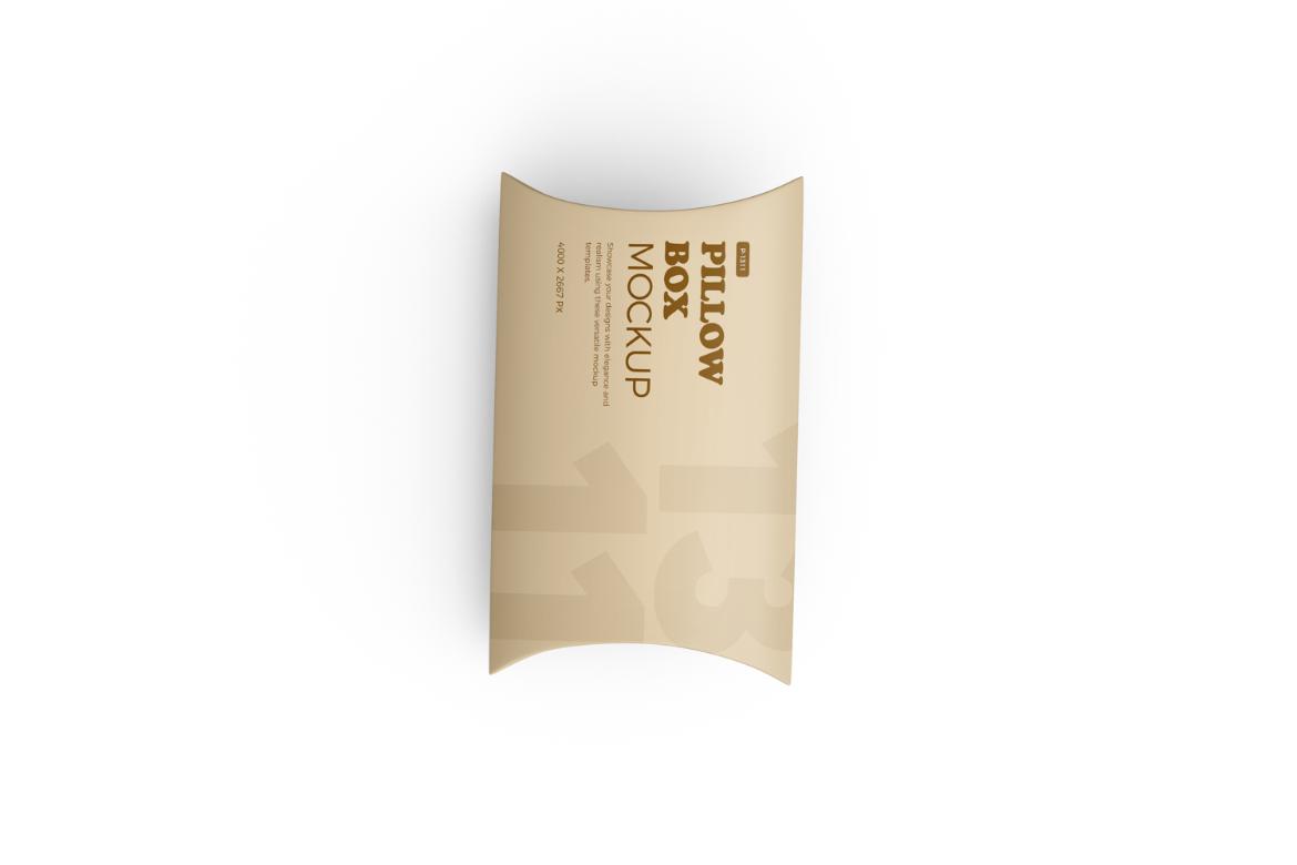 Pillow Box PSD Mockup
