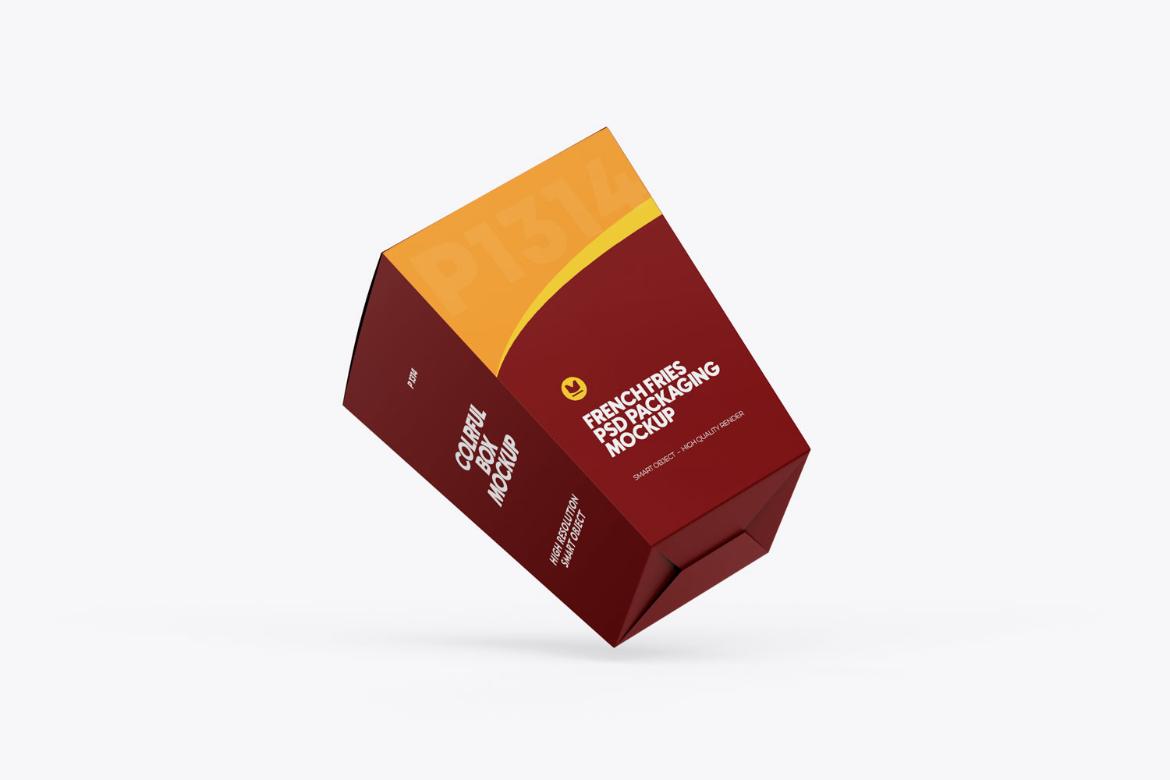 V-Shaped Box Mockup
