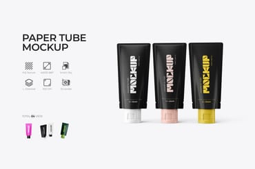 Cosmetic Tube PSD Mockup