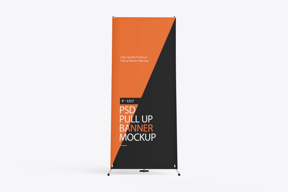 Roll Up Stand Banner Mockup