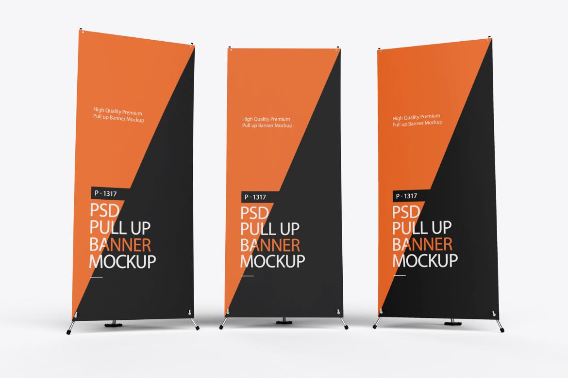 Roll Up Stand Banner Mockup