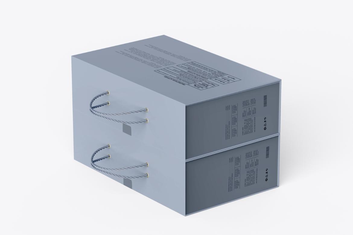 Carton-Type Shopping Box Mockup