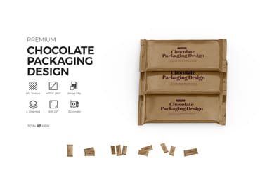 Chocolate Packaging Mockup