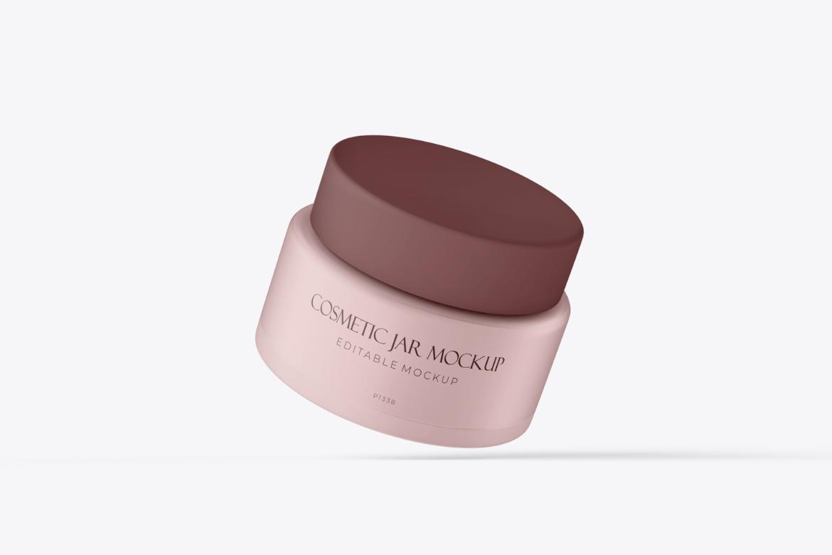 Cosmetic Jar and Box PSD Mockup