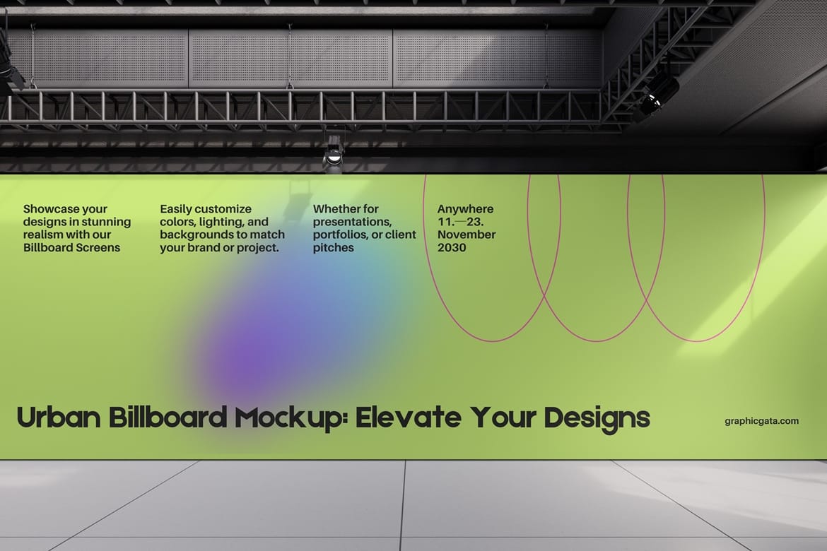Urban Billboard Mockup