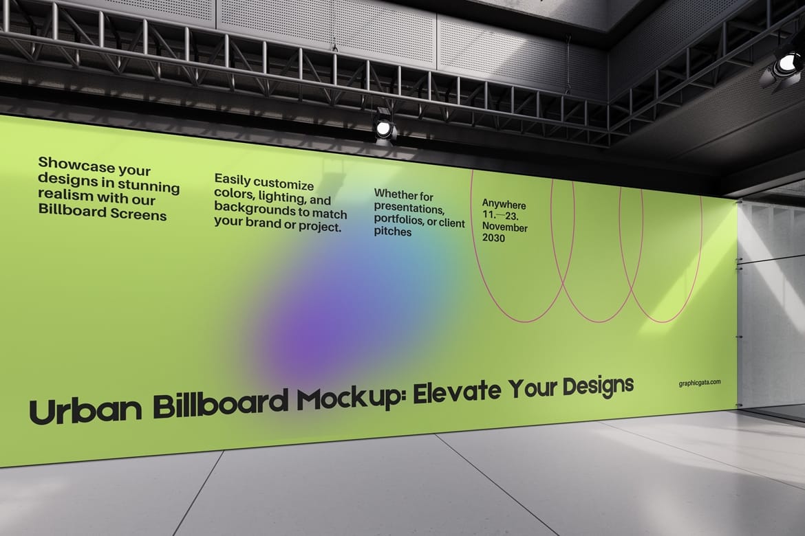 Urban Billboard Mockup