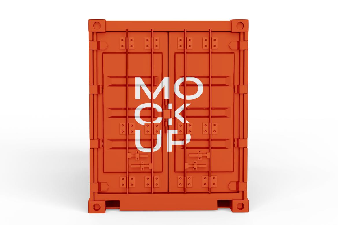 Container PSD Mockup