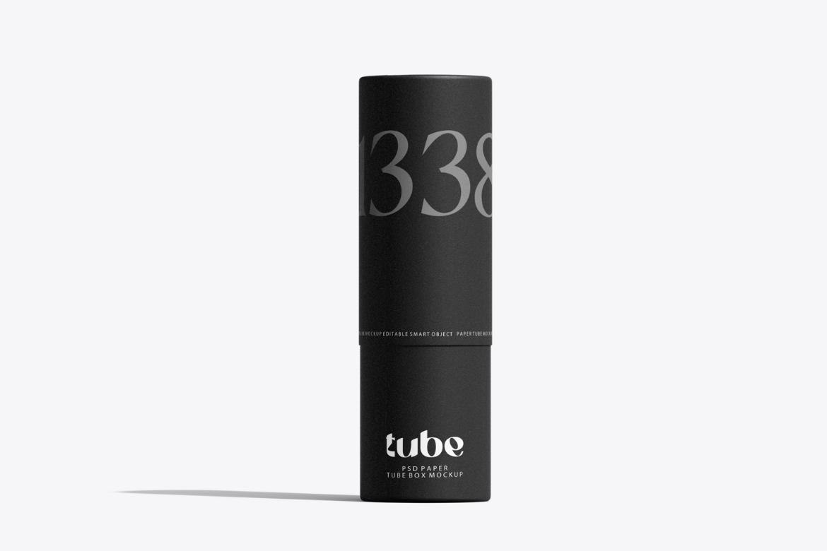 Cylinder Paper Tube Packaging Mockup