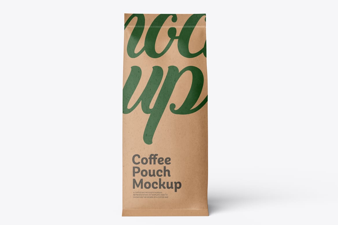 Coffee Pouch Mockup 