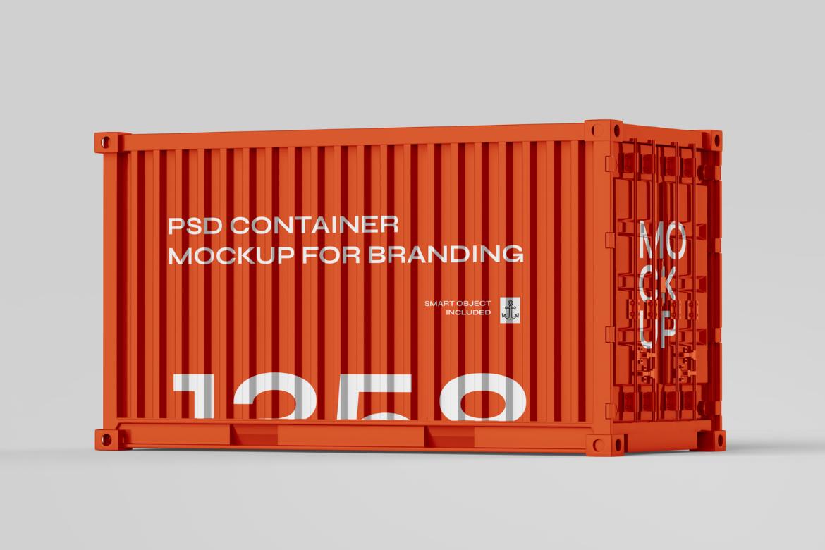 Container PSD Mockup