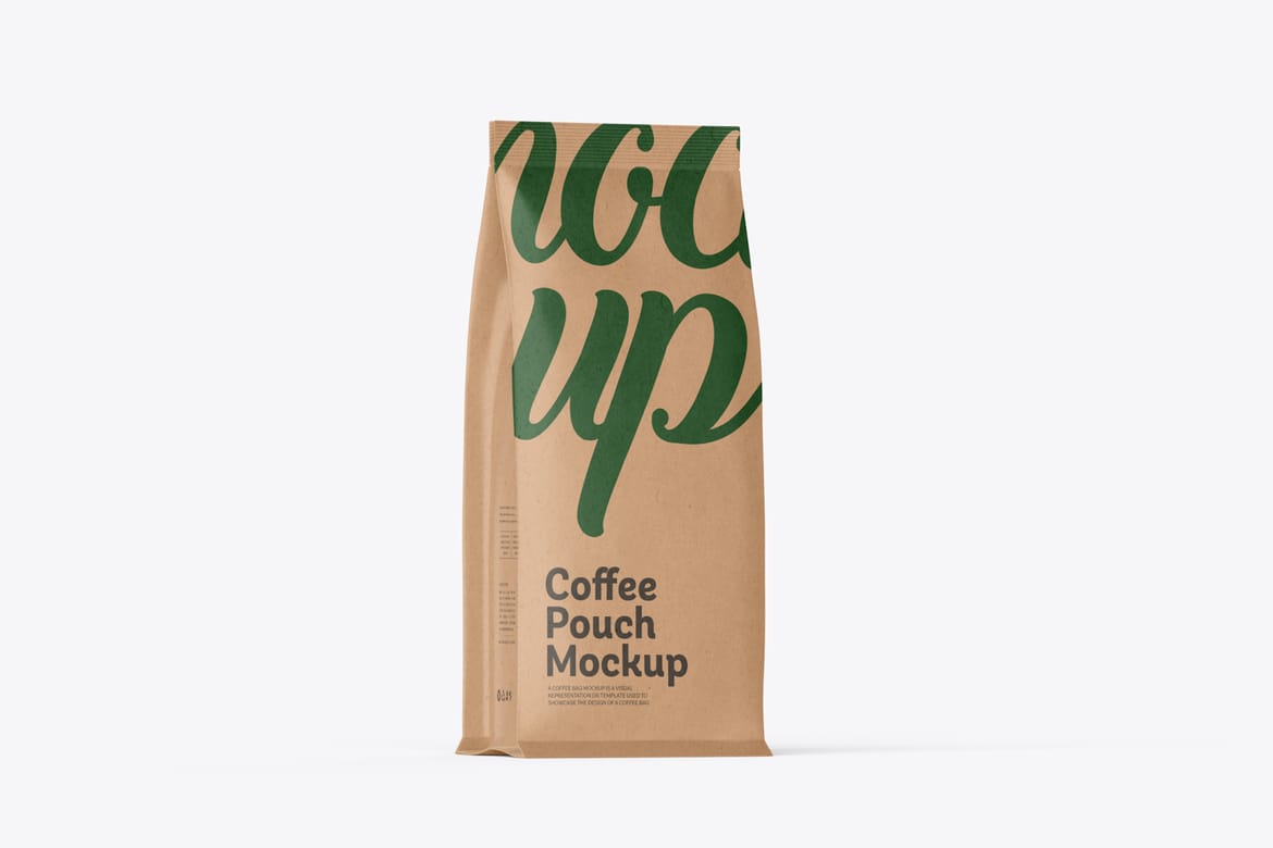 Coffee Pouch Mockup 