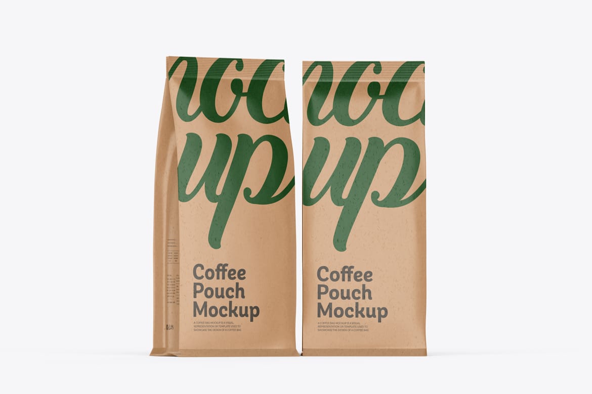 Coffee Pouch Mockup 