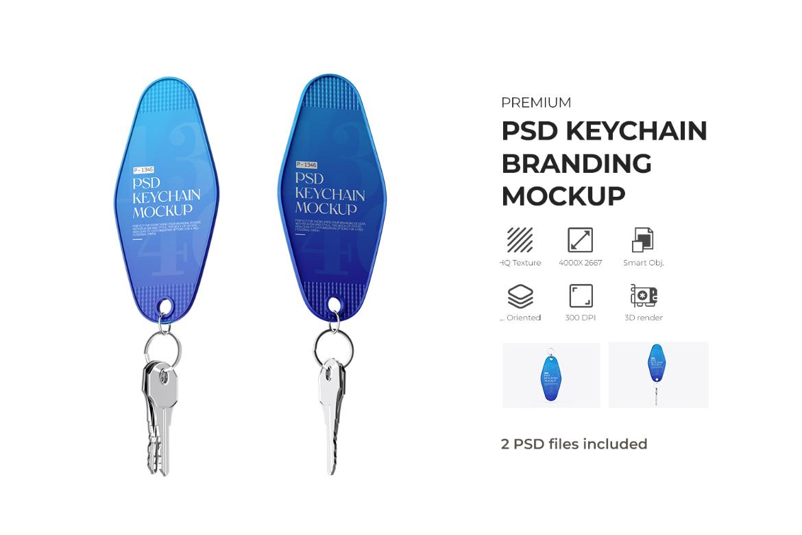 Keychain Branding Mockup