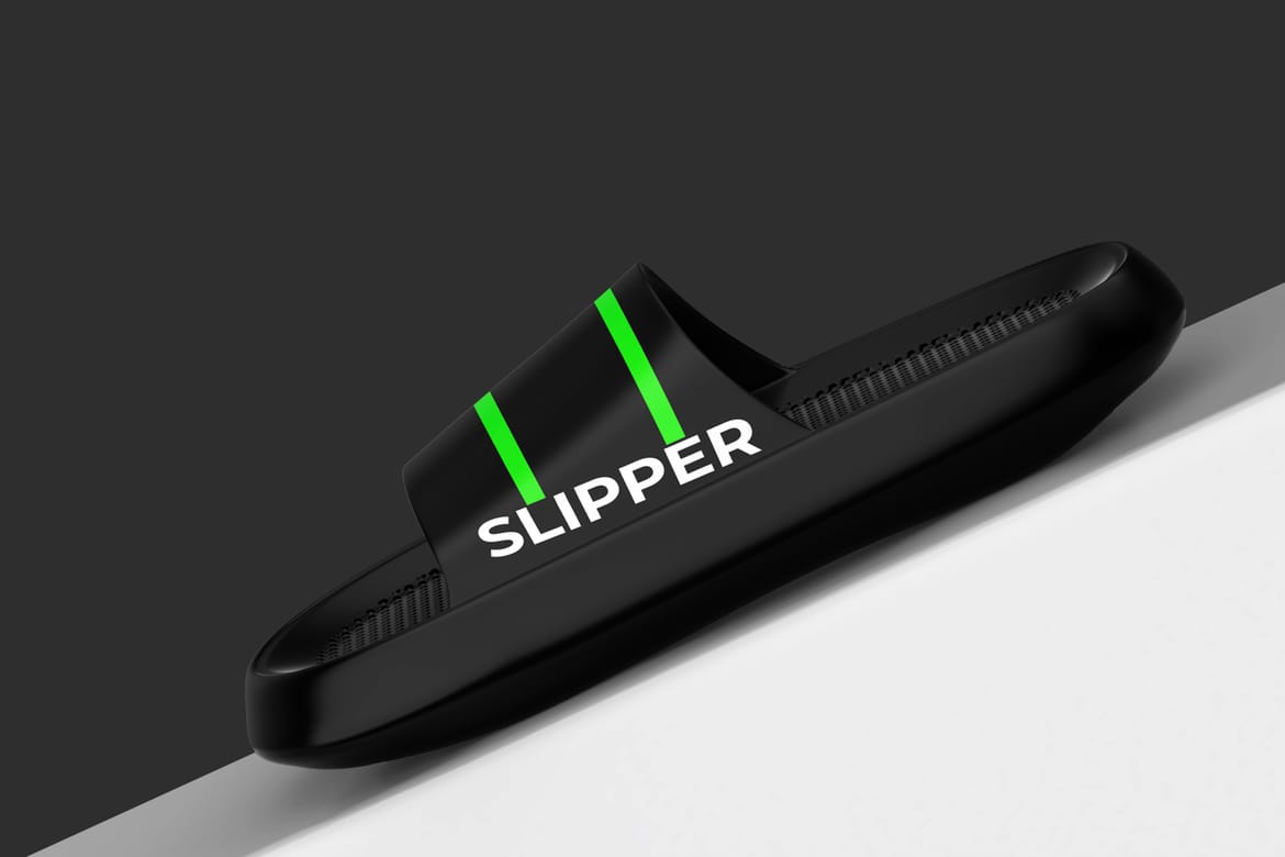 Plastic Slipper PSD Mockup