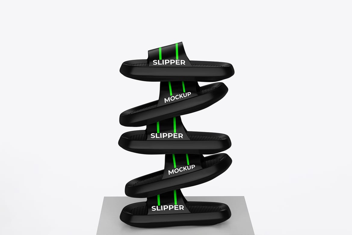 Plastic Slipper PSD Mockup