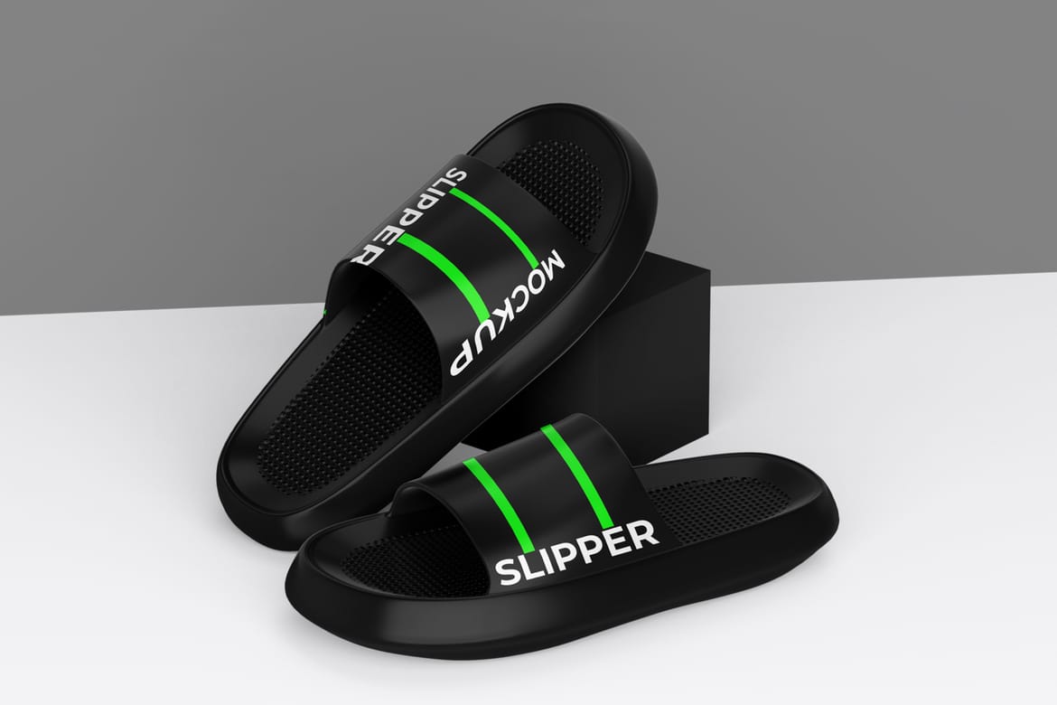 Plastic Slipper PSD Mockup
