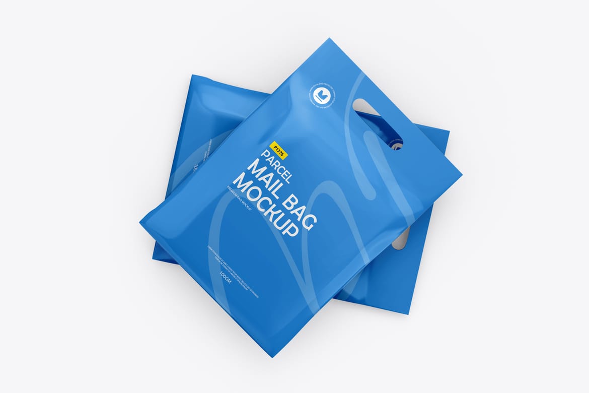 Plastic Shopping Bag Mockup