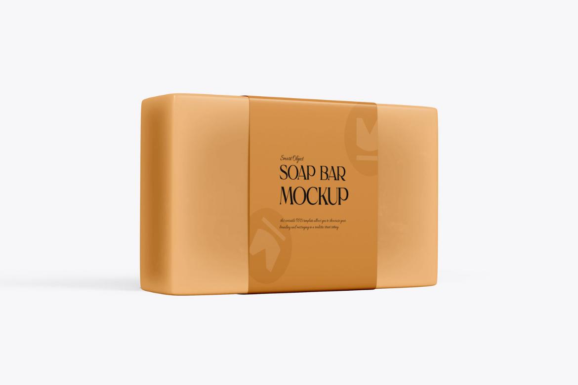 Soap Bar PSD Mockup
