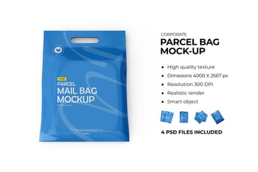 Plastic Shopping Bag Mockup