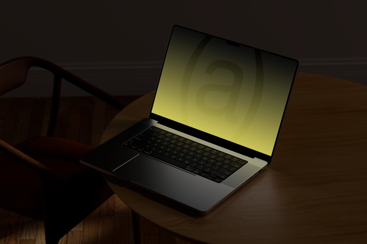 Macbook Pro (a) Mockup