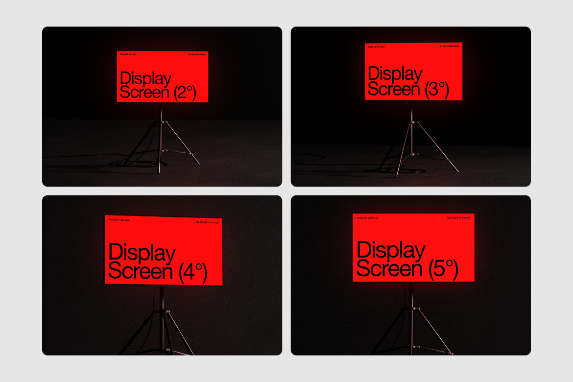 Display Screen Mockups