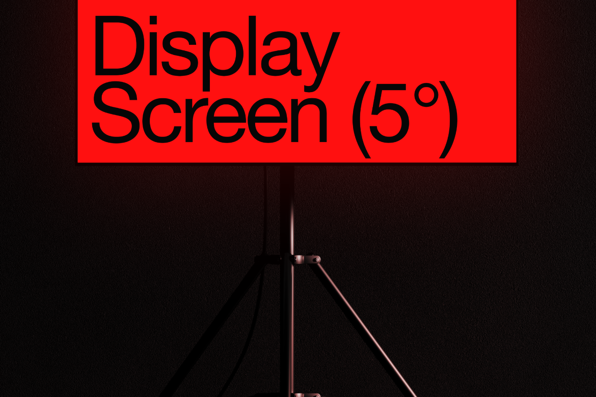 Display Screen Mockup (Free Sample)