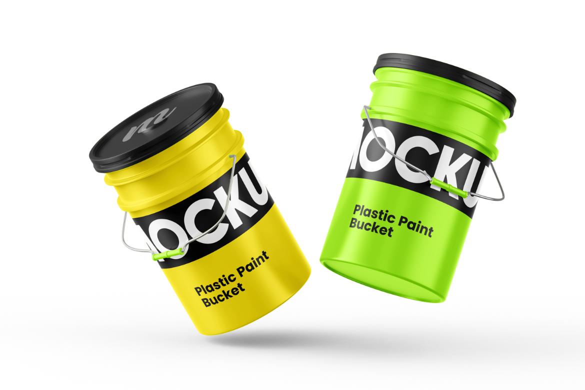 Paint Bucket PSD Mockup