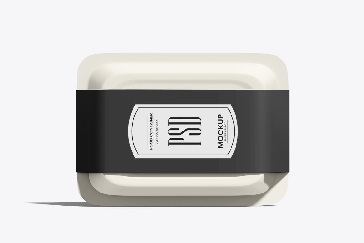 Food Tray Container Mockup