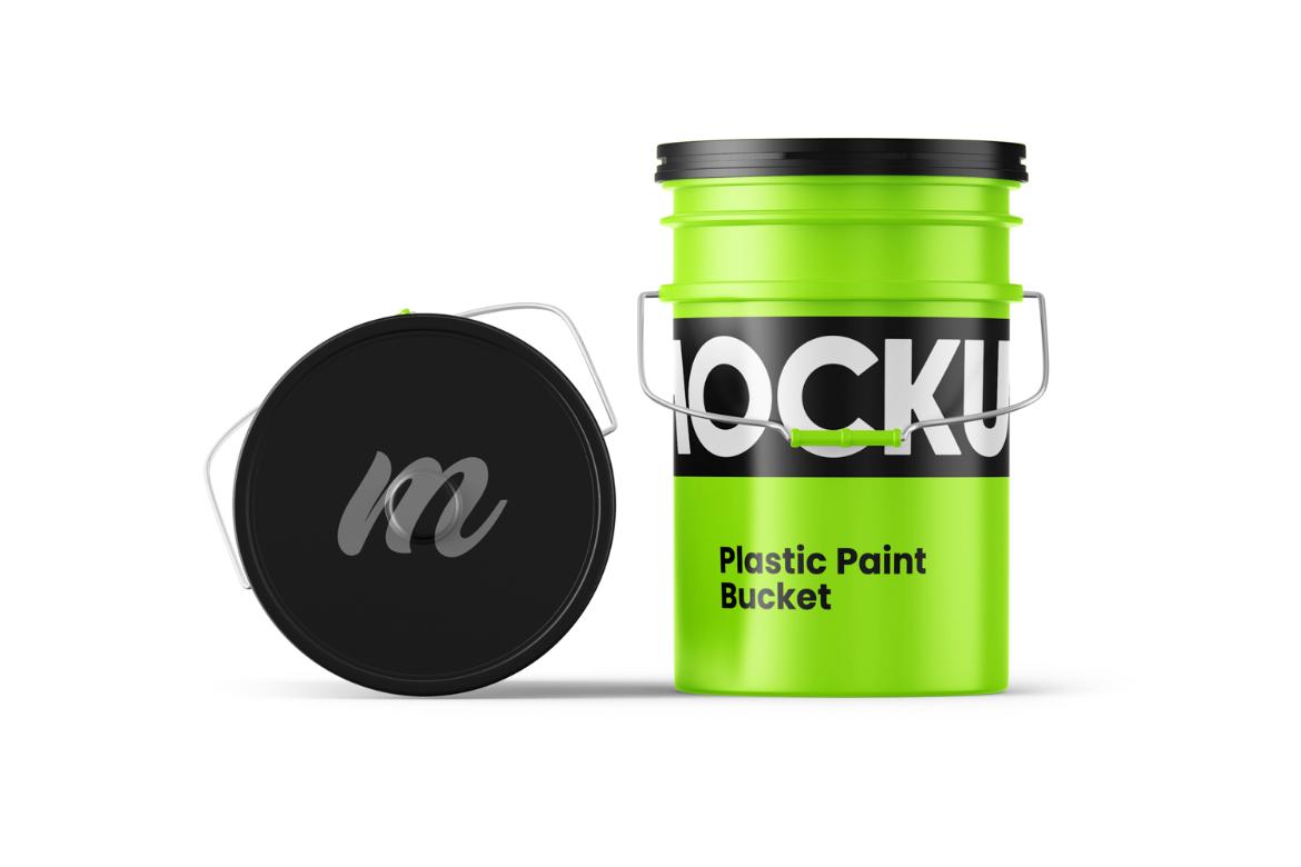 Paint Bucket PSD Mockup