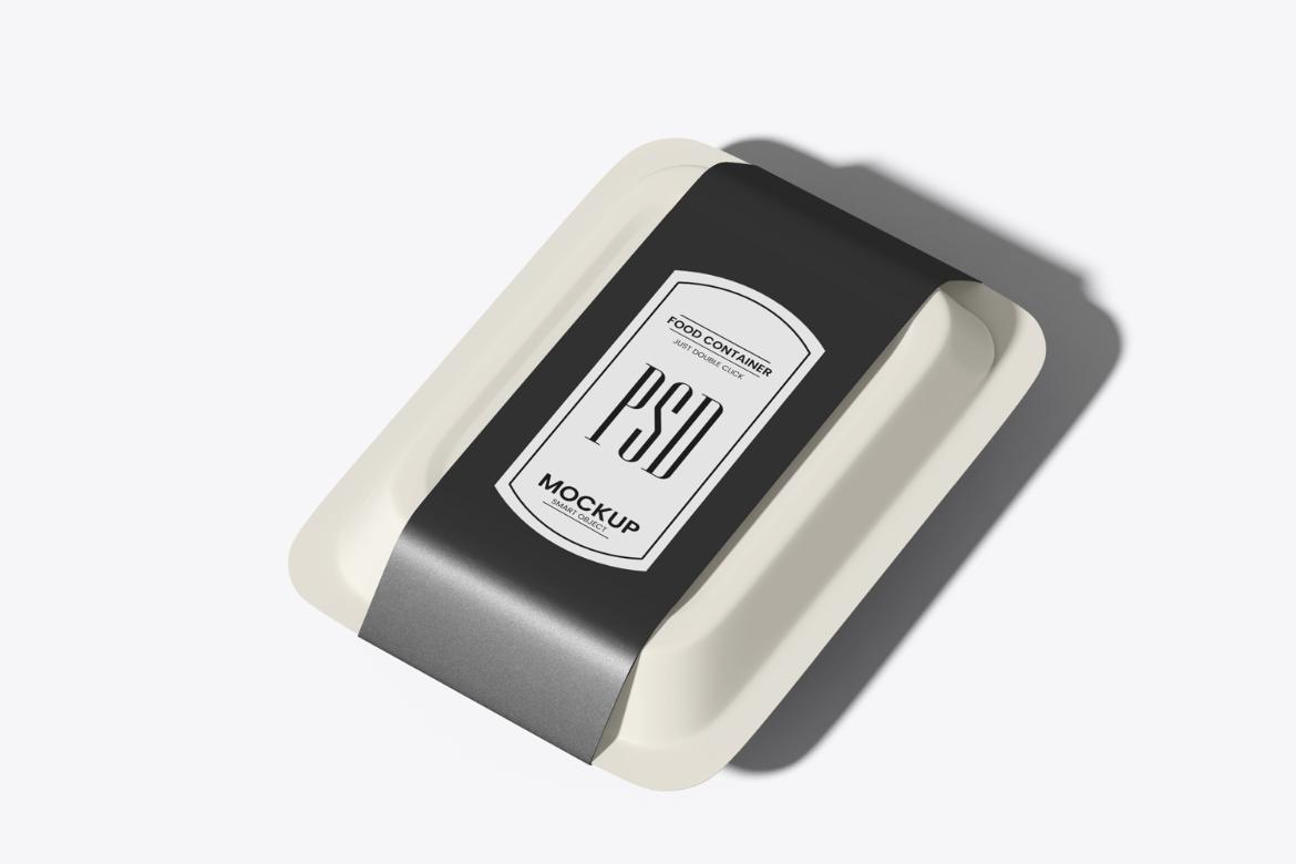 Food Tray Container Mockup