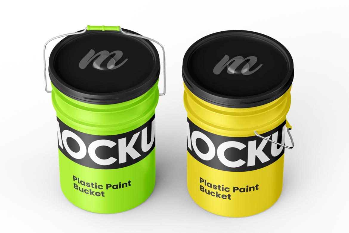 Paint Bucket PSD Mockup