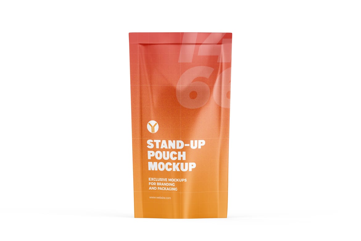 Coffee Pouch Bag Mockup 