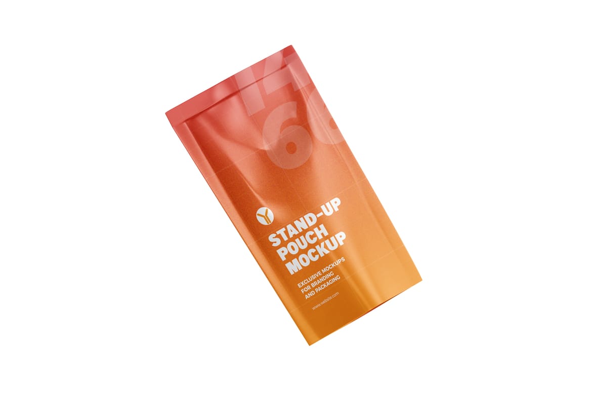 Coffee Pouch Bag Mockup 