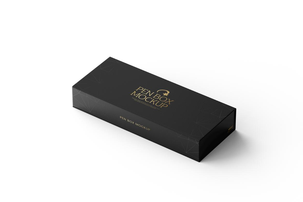 Rectangle Magnetic Gift Box Mockup