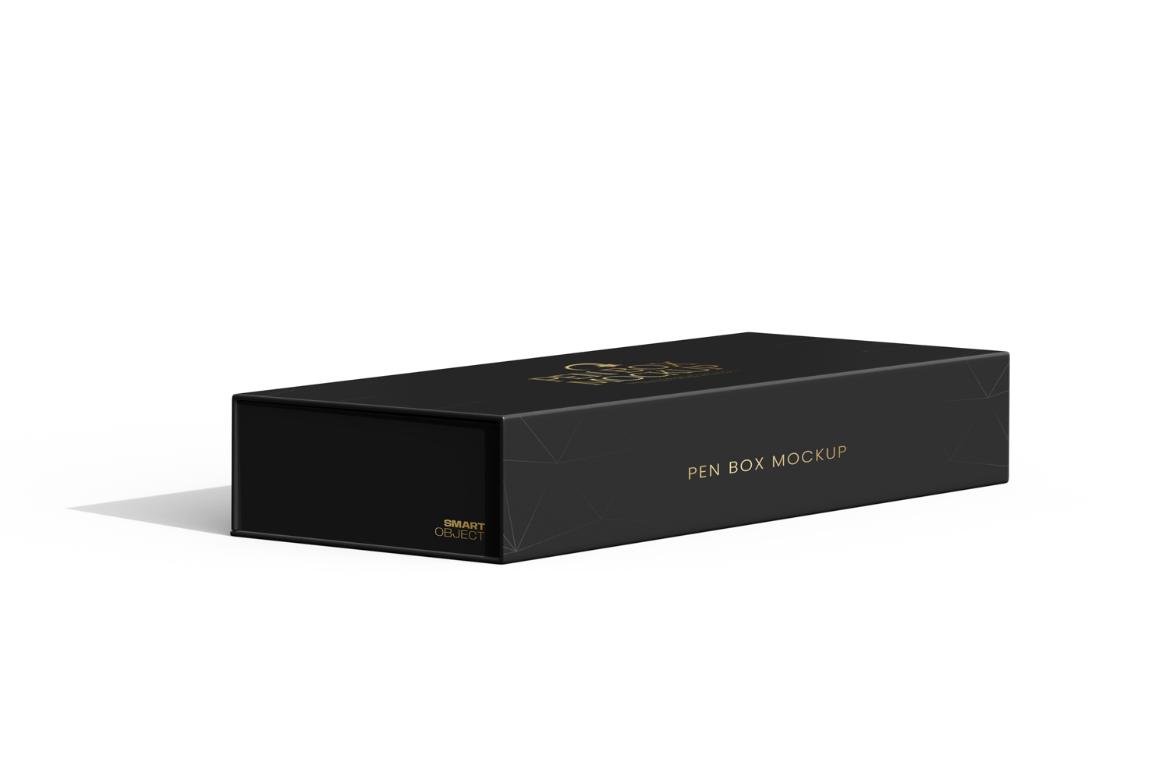 Rectangle Magnetic Gift Box Mockup