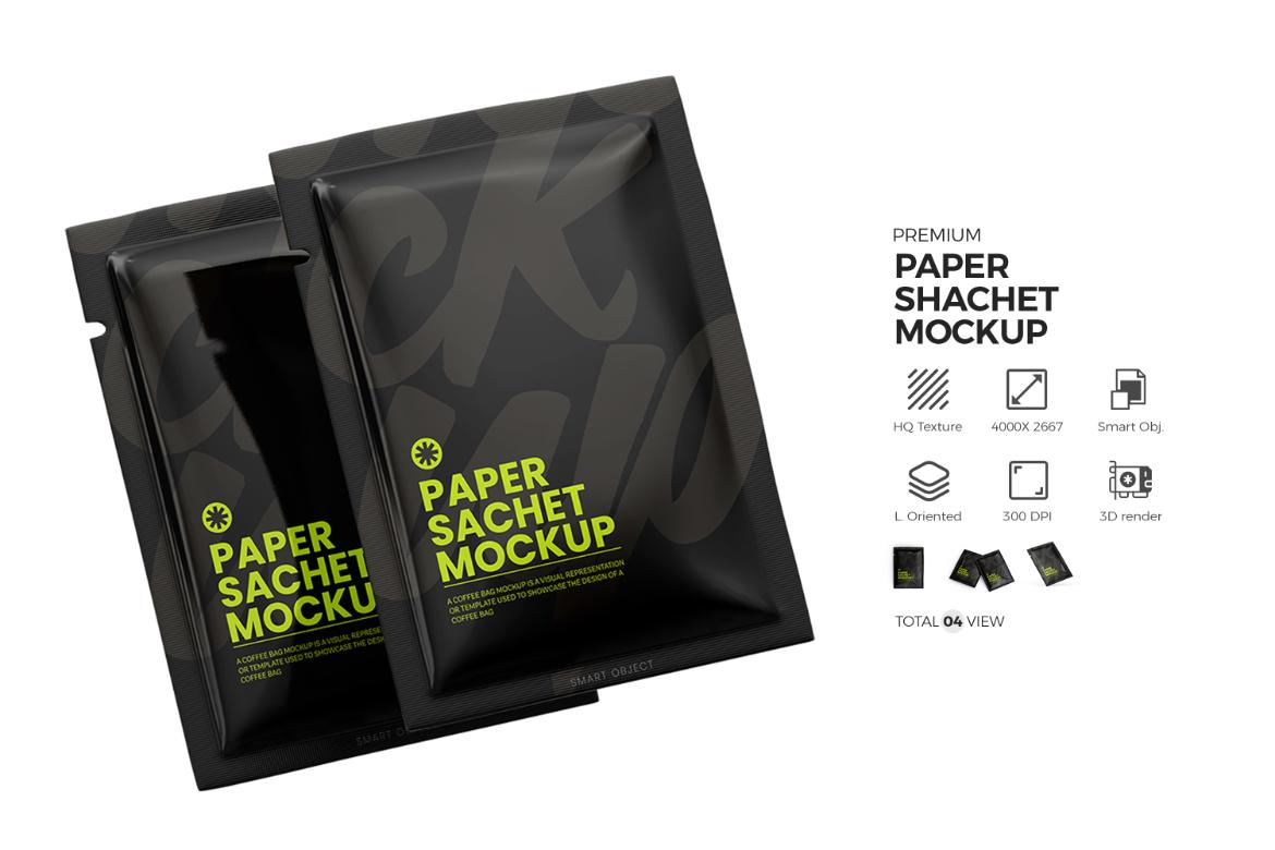 Sachet Packaging Mockup
