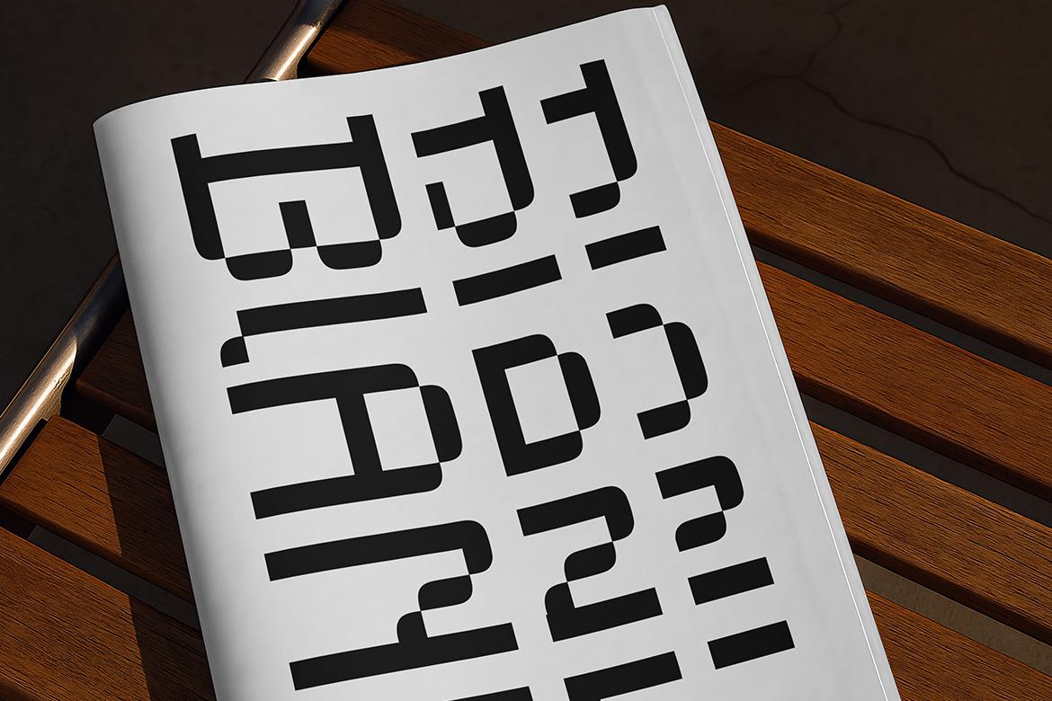 Folded Editorial Poster Mockup