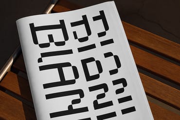 Folded Editorial Poster Mockup