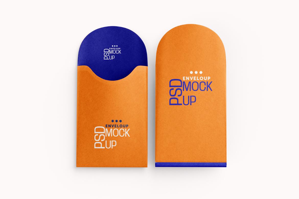 Customizable DL Envelope Psd Mockup